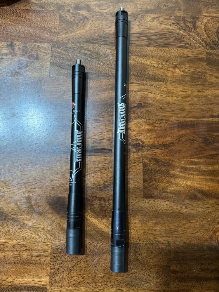 Conquest Archery Smacdown .747 Side Bars Stabilizers - 10" & 15"