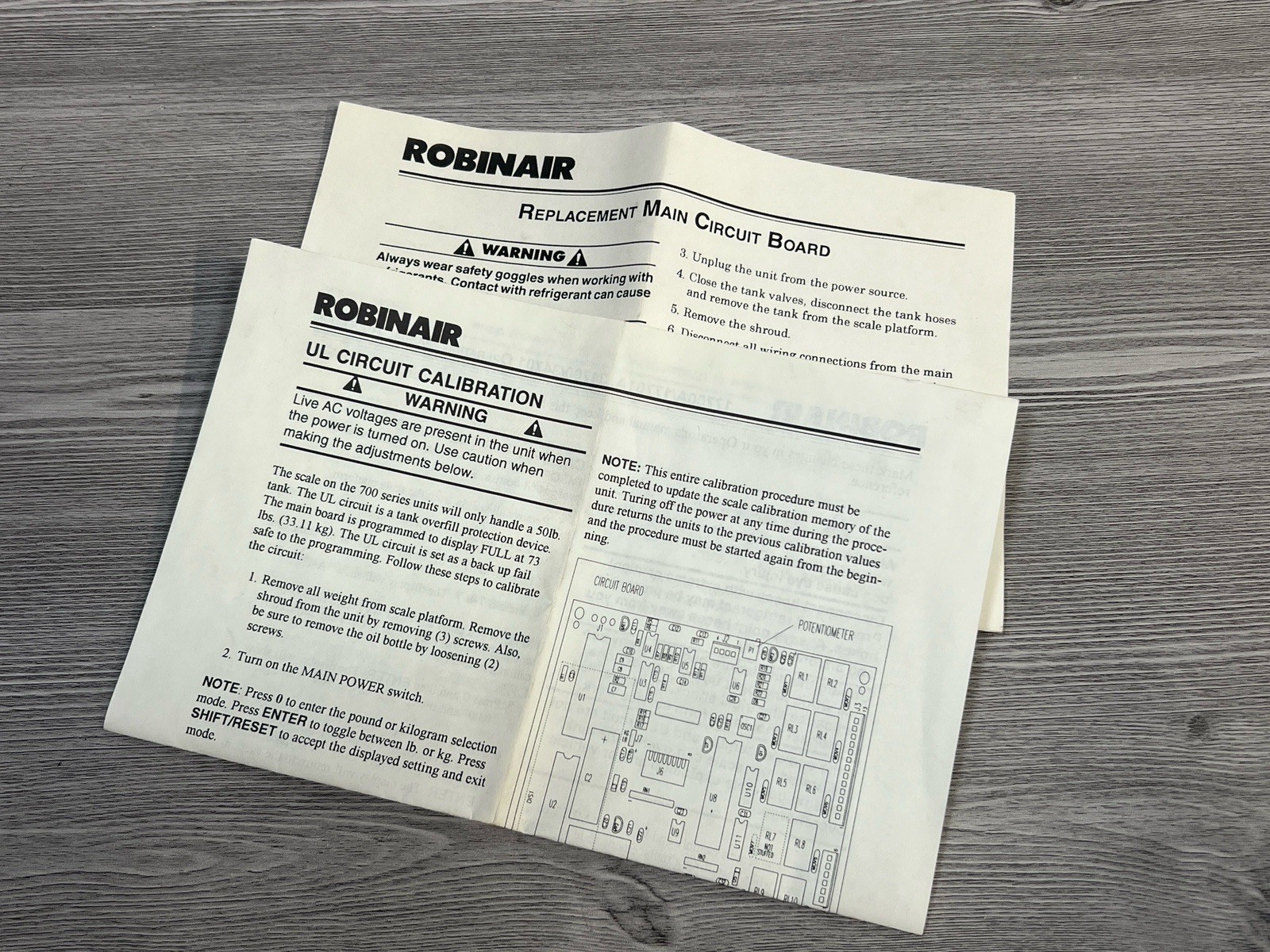 ROBINAIR RA19432 Main Circuit Board Replacement For 34700 17700A 700 Series NEW