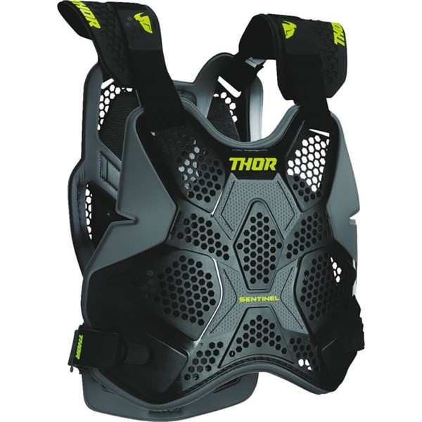 Thor Sentinel Pro Chest Protector, Black/Grey