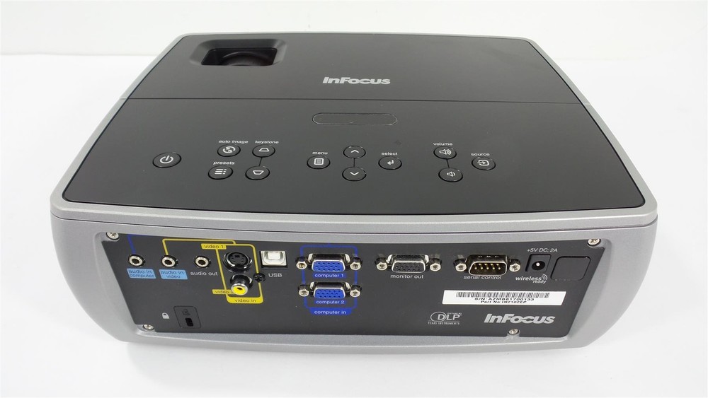 InFocus IN2102EP LCD Projector with Remote - VGA - Lamp Timer : 80 Hours