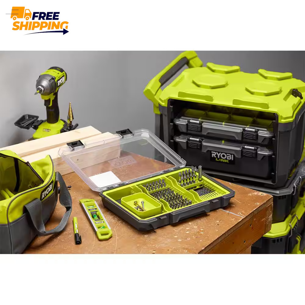 Drill & Drive Set (101-Piece) with Mag Tray, Tool Inserts, and LINK 💪