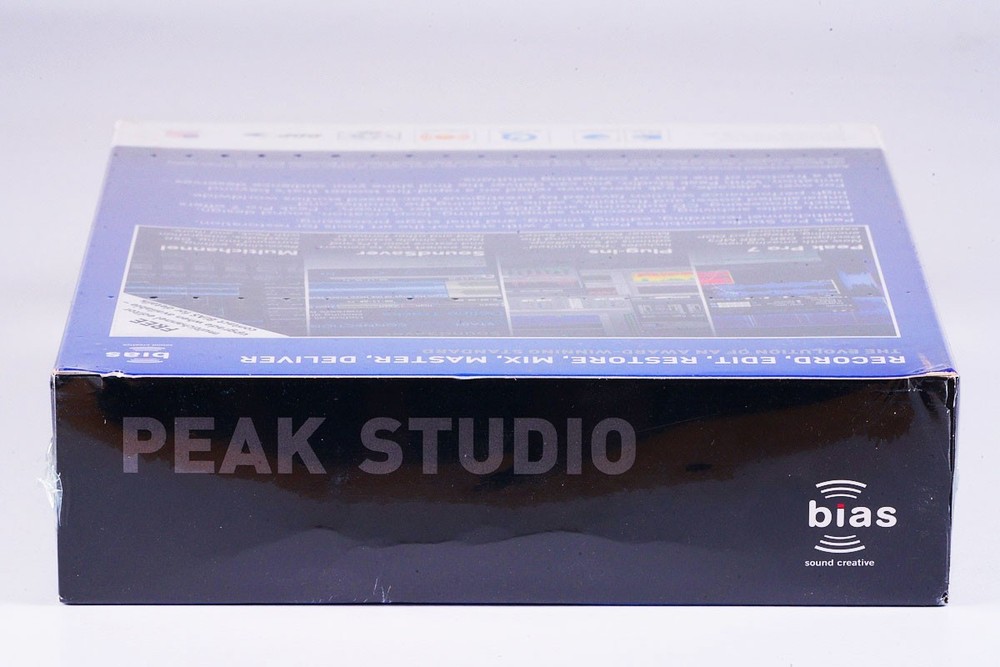 BIAS PEAK STUDIO Including Peak Pro 7 Audio Editing Mastering MAC Software - NEW