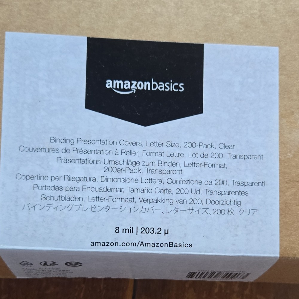 Clear Binding Presentation Covers
