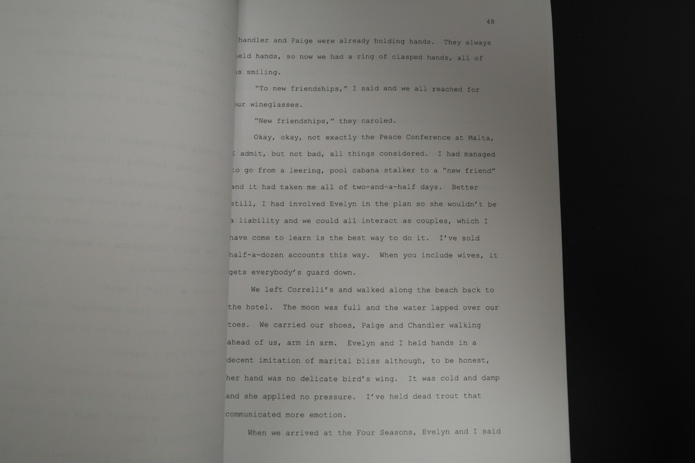 At First Sight Original Book Script Stephen J. Cannell Studios Collection