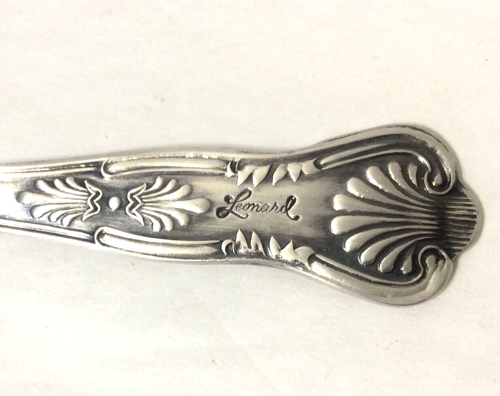 Leonard Silver Plate Japan Sugar Scoop Spoon 6-5/8" Long