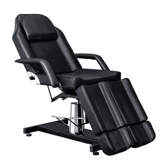 360° Swivel Tattoo Chair, Lash Chair Massage Table with 2 Adjustable Split Legs