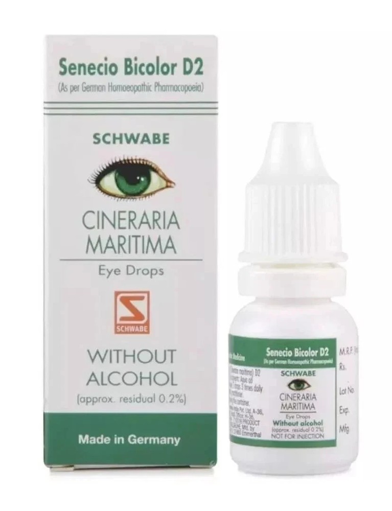 5 X Willmar Schwabe Germany Cineraria 10ml drops