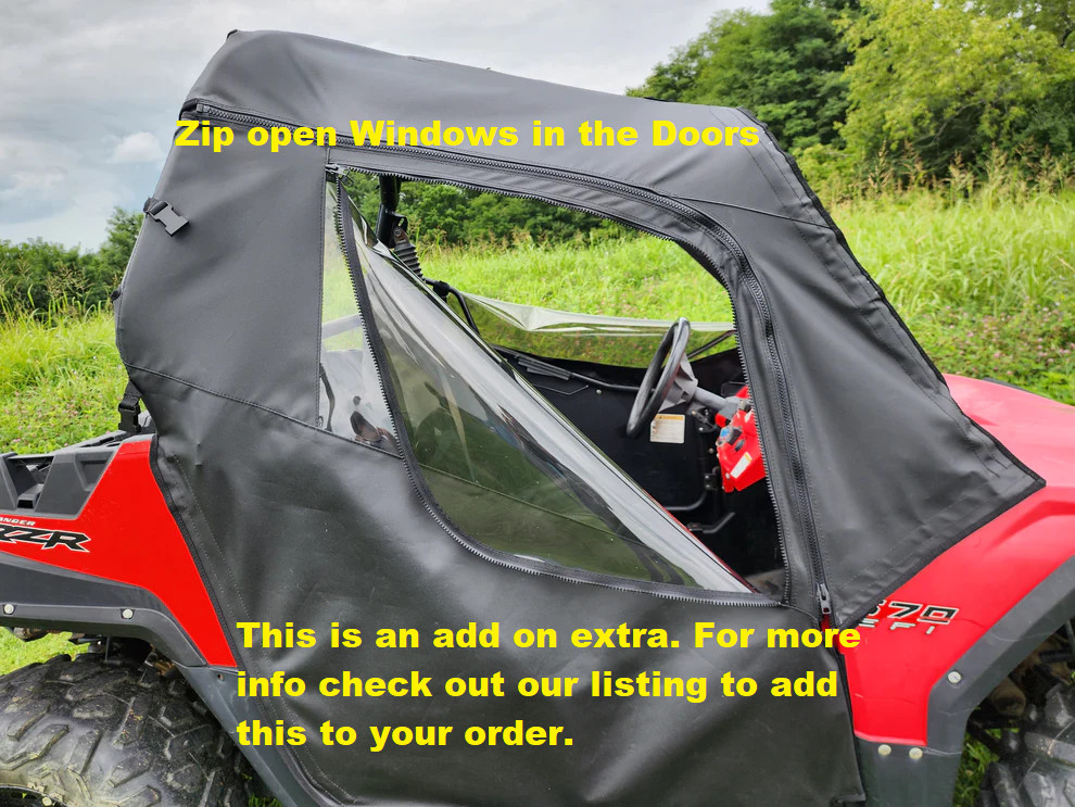 2022+ Mahindra Roxor Doors and Back Panel for a Hard Windshield and Top