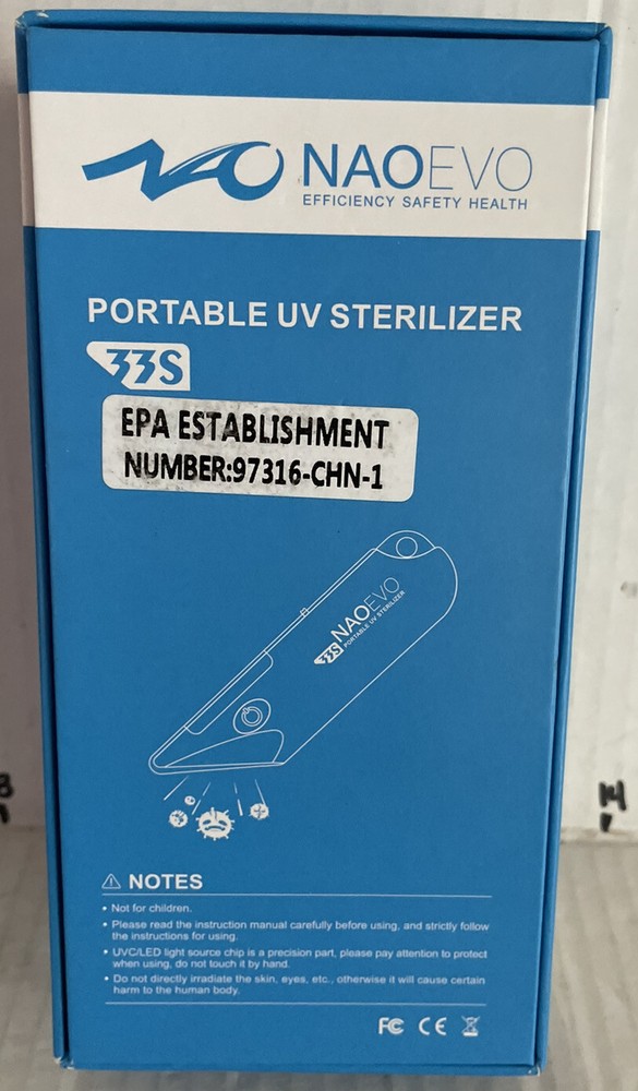 Portable UV Sterilizer with LED Display