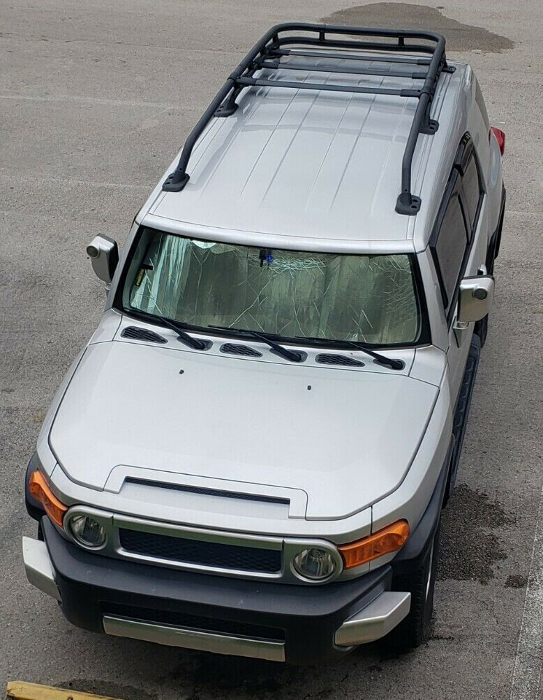 For Toyota FJ Cruiser 2007-2014 Factory Style Aluminum Roof Rack Rail Top Cargo