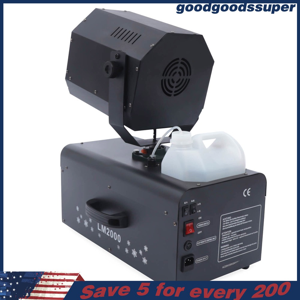 2000 W Artificial Snowflake Maker Snow Stage Effect Machine for Ceremony Party