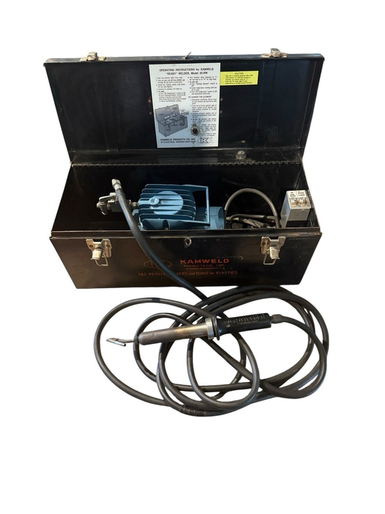 KamWeld 35-RW Plastic Welder Tested