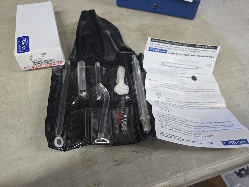 FOWLER DEEP HOLE LIGHT & ACCESSORIES 52-270-000