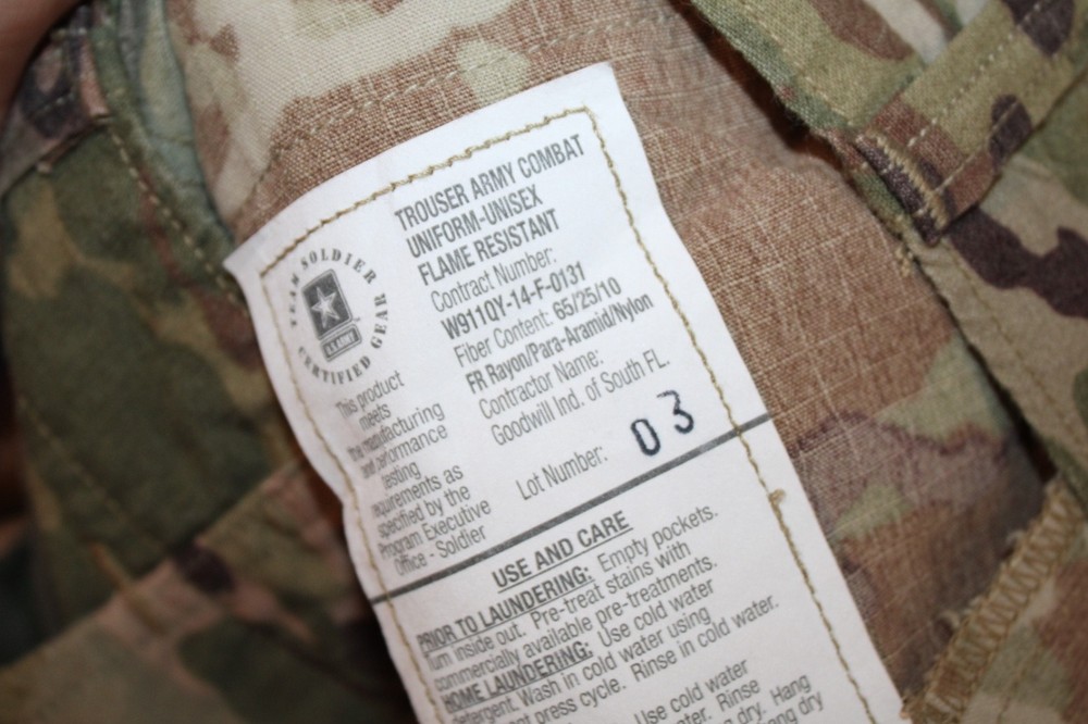 US Army Combat Trousers Pants Multicam FR Medium Regular OCP Flame Resistant