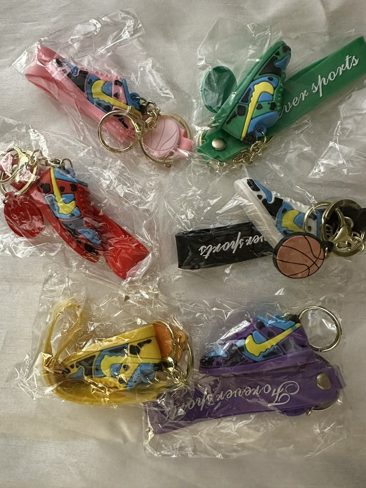 1 Piece Silicone Keychain. Various Assortments. Please Read Description.
