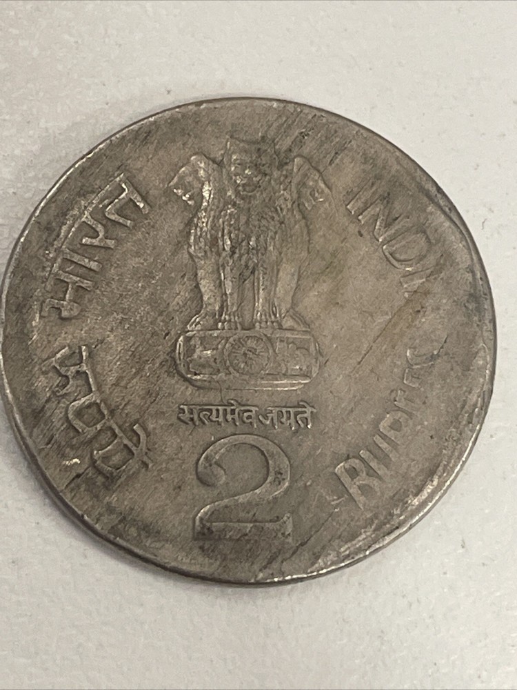 2000 India Commemorative Two Rupees Coin TA18*