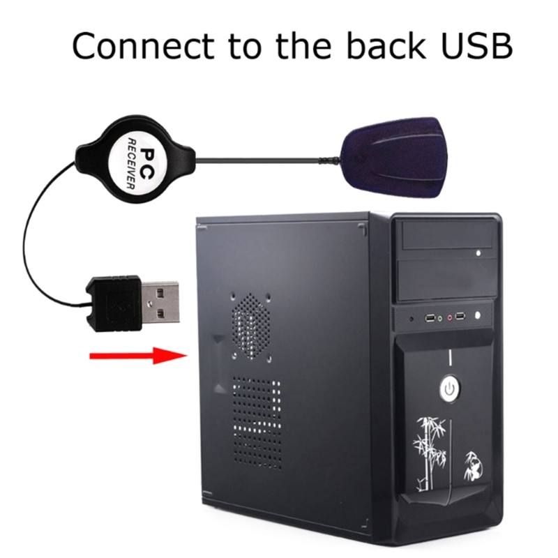 USB Receiver Laptop PC Wireless Media Remote Control Wireless Mouse Controller