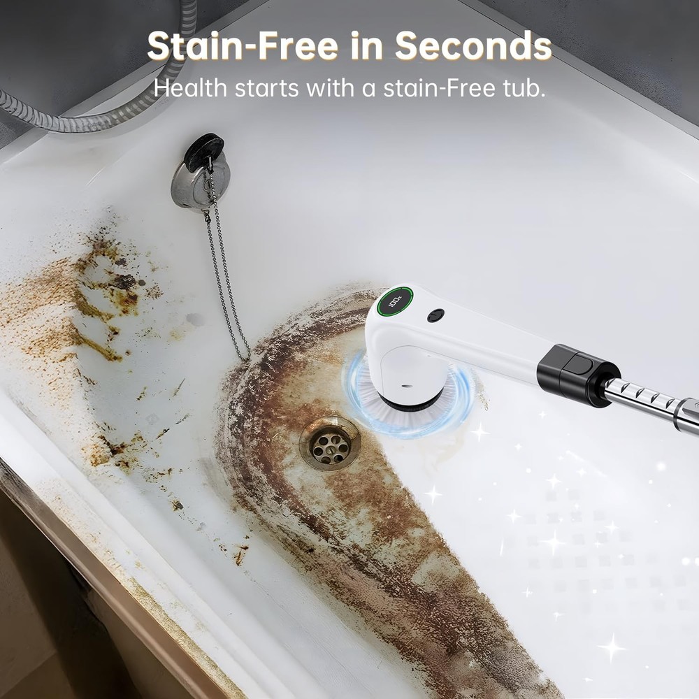 Cordless Electric Spin Scrubber Shower Scrubber