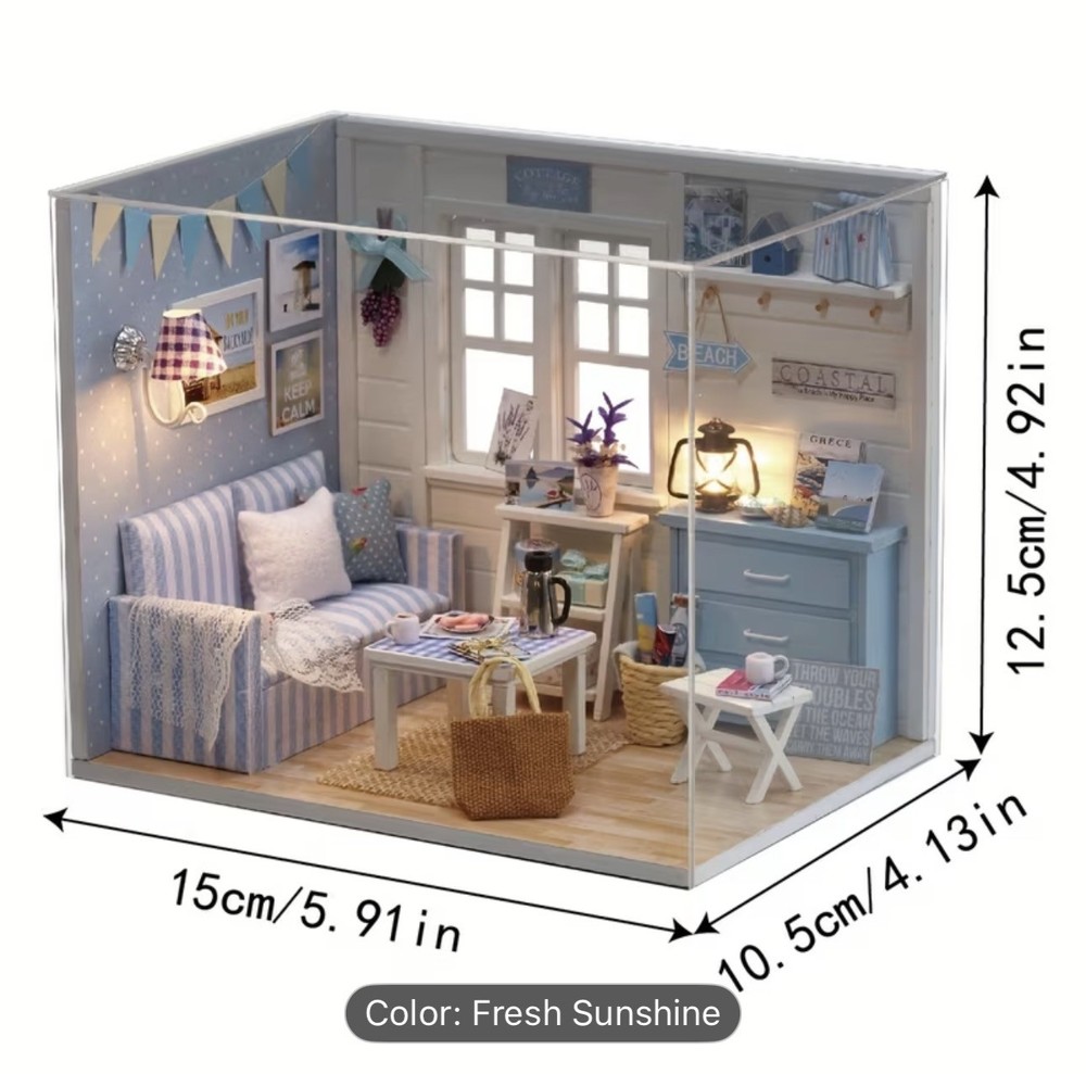 Miniature Fresh Sunshine Dollhouse Kit