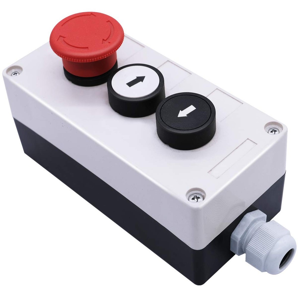 Up-Down Momentary Switch Control  Red Mushroom Emergency Stop Button