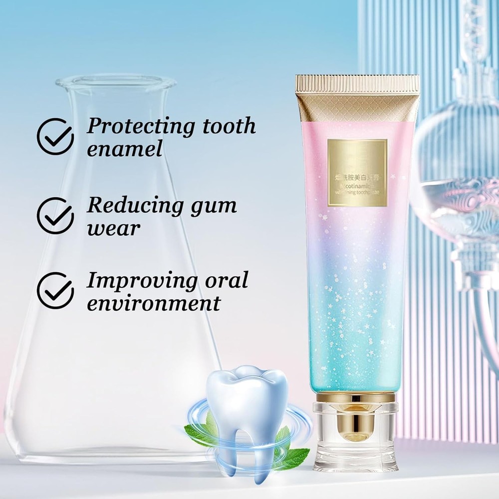 Niacinamide White Toothpaste, Niacinamide Whitening, Complete Care Toothpaste...