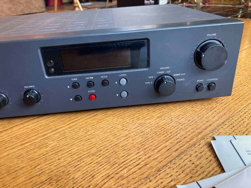 NAD 705 Stereo Receiver Working. Bundle Remote - back light needs replacing.
