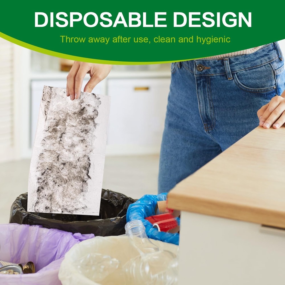 Heavy Duty Dry Sweeping Cloths Compatible with Sweeper Mop, Microfiber Duster...