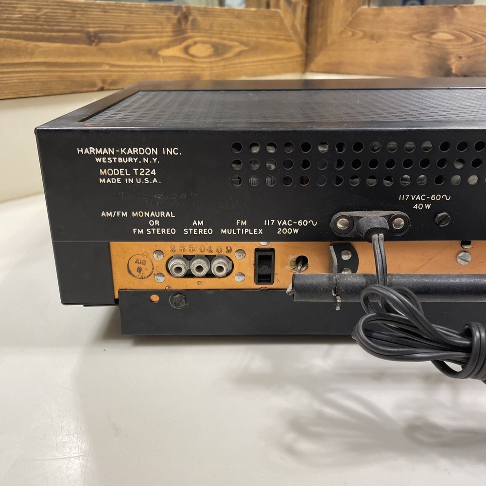 Harmon Kardon Duet AM FM Tuner Model T224