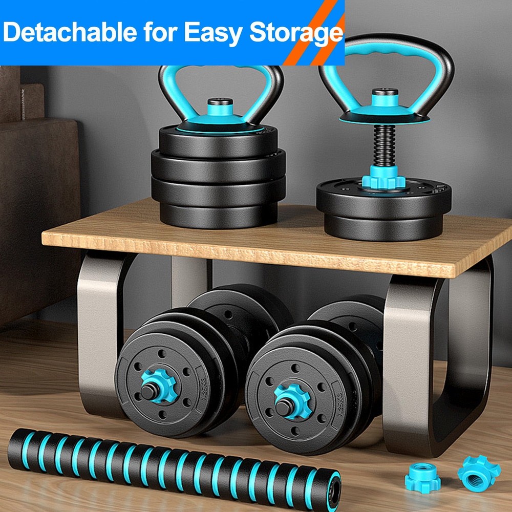 Adjustable Dumbbells, Portable Changeable Dumbbell, Kettlebells, Push up Stand