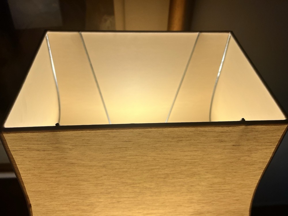 Jean Claude Mahey Cream Lacquer Lamp