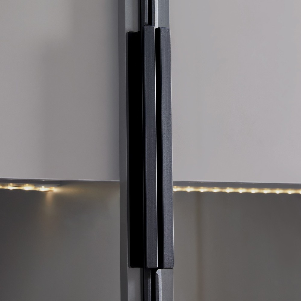 60.6'' Freestanding Display Cabinet with 2 Storage Drawers