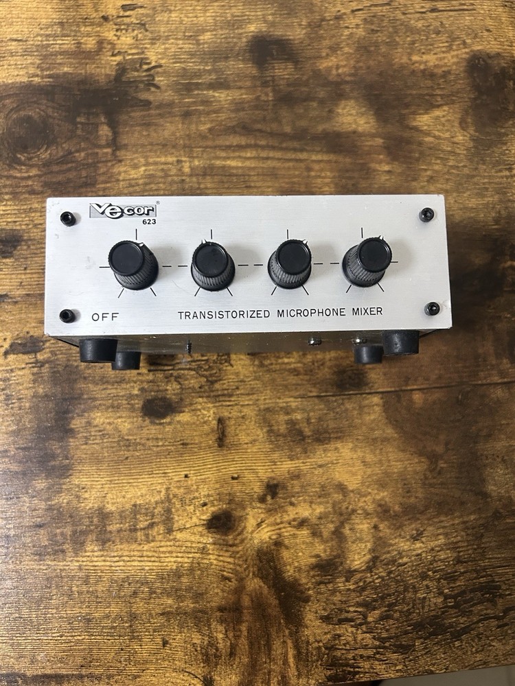 Vintage Vecor 623  Transistorized Microphone Mixer