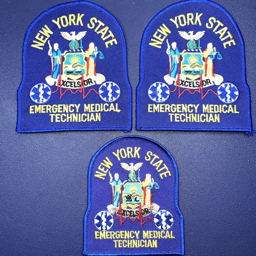 New York State Emergency Medical Technician Patch Lot
