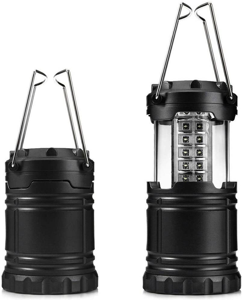LED Camping Lantern,Ultra Bright Portable Collapsible Water-proof Light (2-Pack)