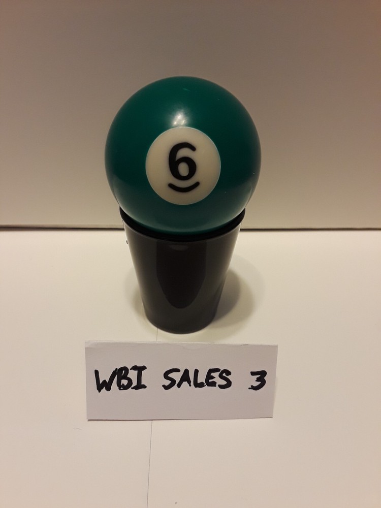 # 6 Green Single Pool Ball Replacement 2 1/4 Inch