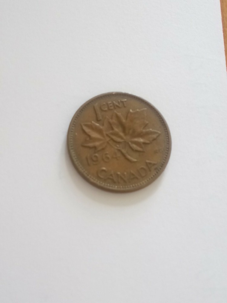 Canada One 1cent Coins 1945/9/57/64