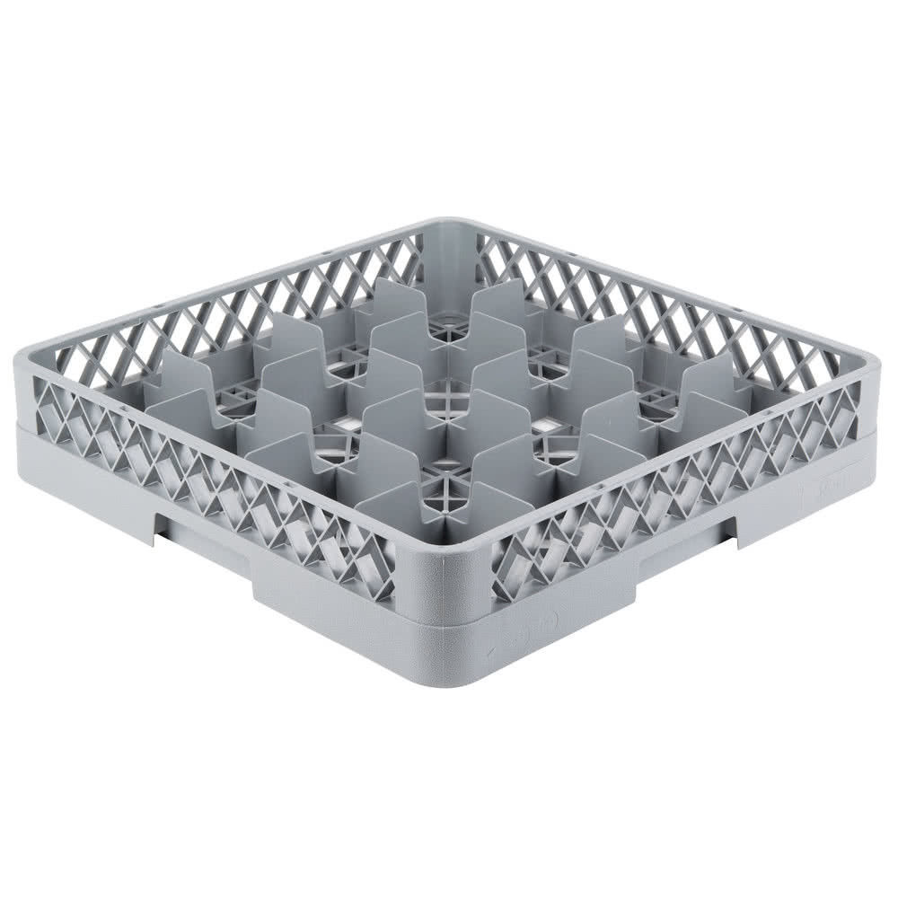 2 PACK Commercial Dishwasher Machine 16 Cup Glass Tray Rack Automatic Plastic