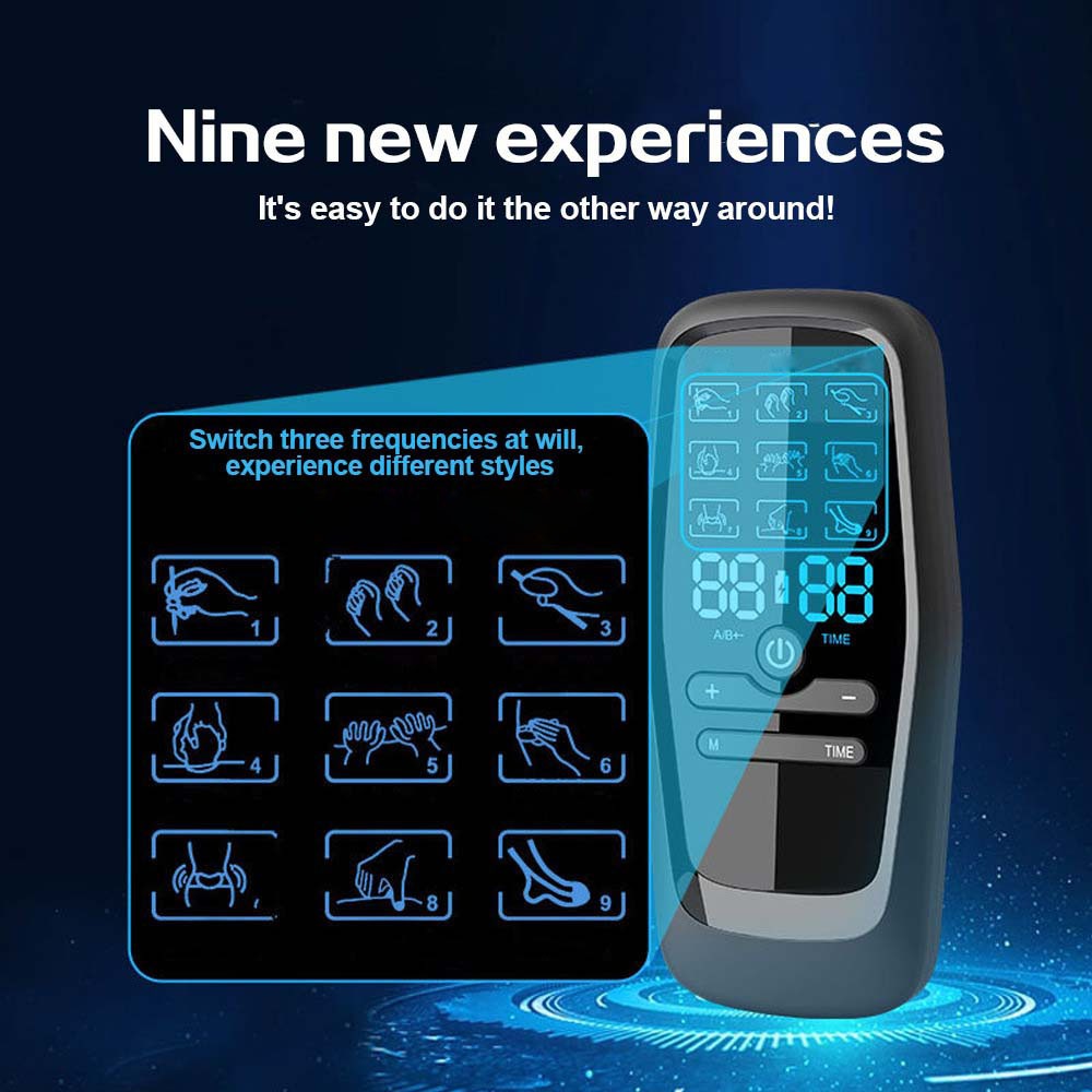 TENS Unit Muscle Stimulator,EMS Massager Machine for Shoulder,Neck,Sciatica&Back
