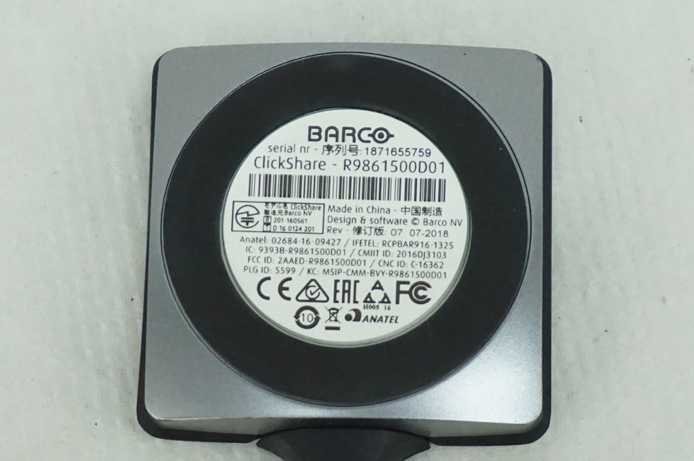 Barco Clickshare R9861500D01 Button Gen 3 USB Type A