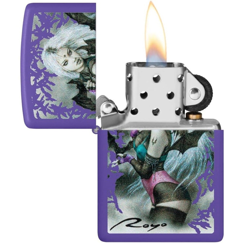 Zippo Lighter Mythical Luis Royo Metal Construction Refillable Windproof 48963