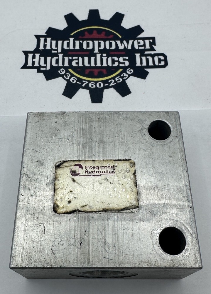 F103367, Integrated Hydraulics, Valve, Aluminum Block