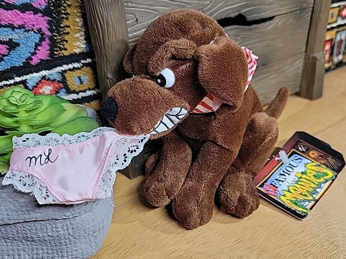 Meanie Beanie Babies Vintage Infamous Series BUDDY Bill Clinton's Dog Lewinsky