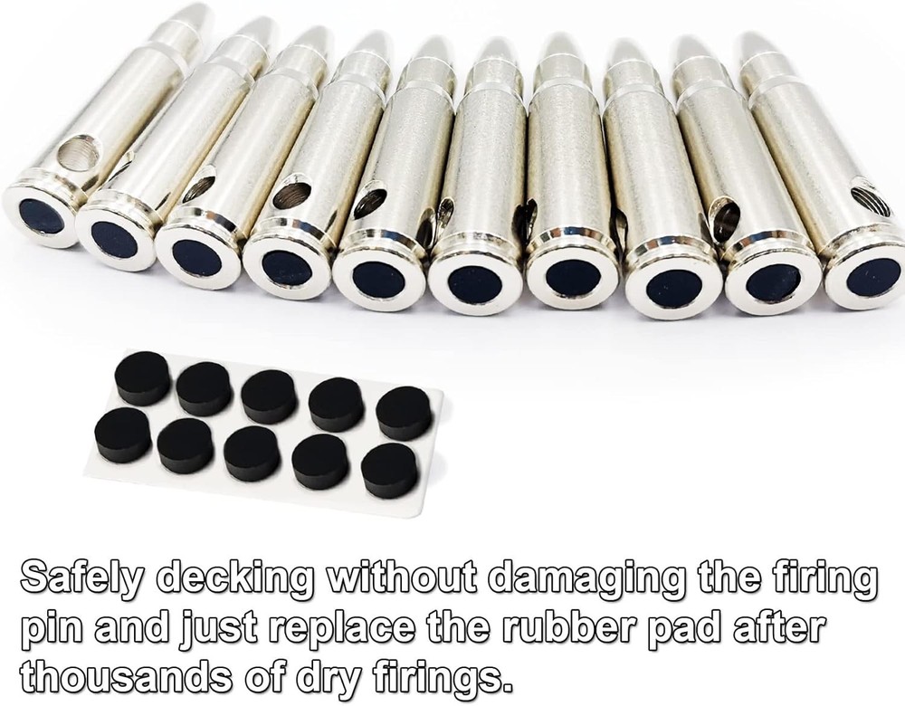 Training Snap Caps for Dry Fire Training Dummy Rounds Practice Safe Loading F...