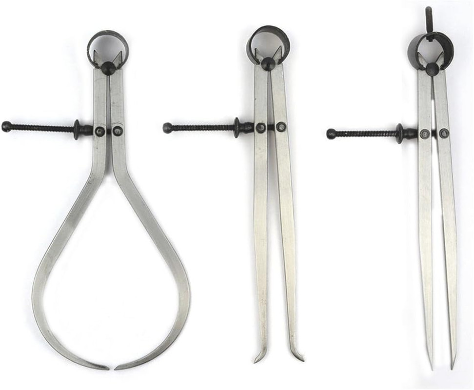 19053C 3 Pieces 8-Inch Spring Caliper / Divider Set
