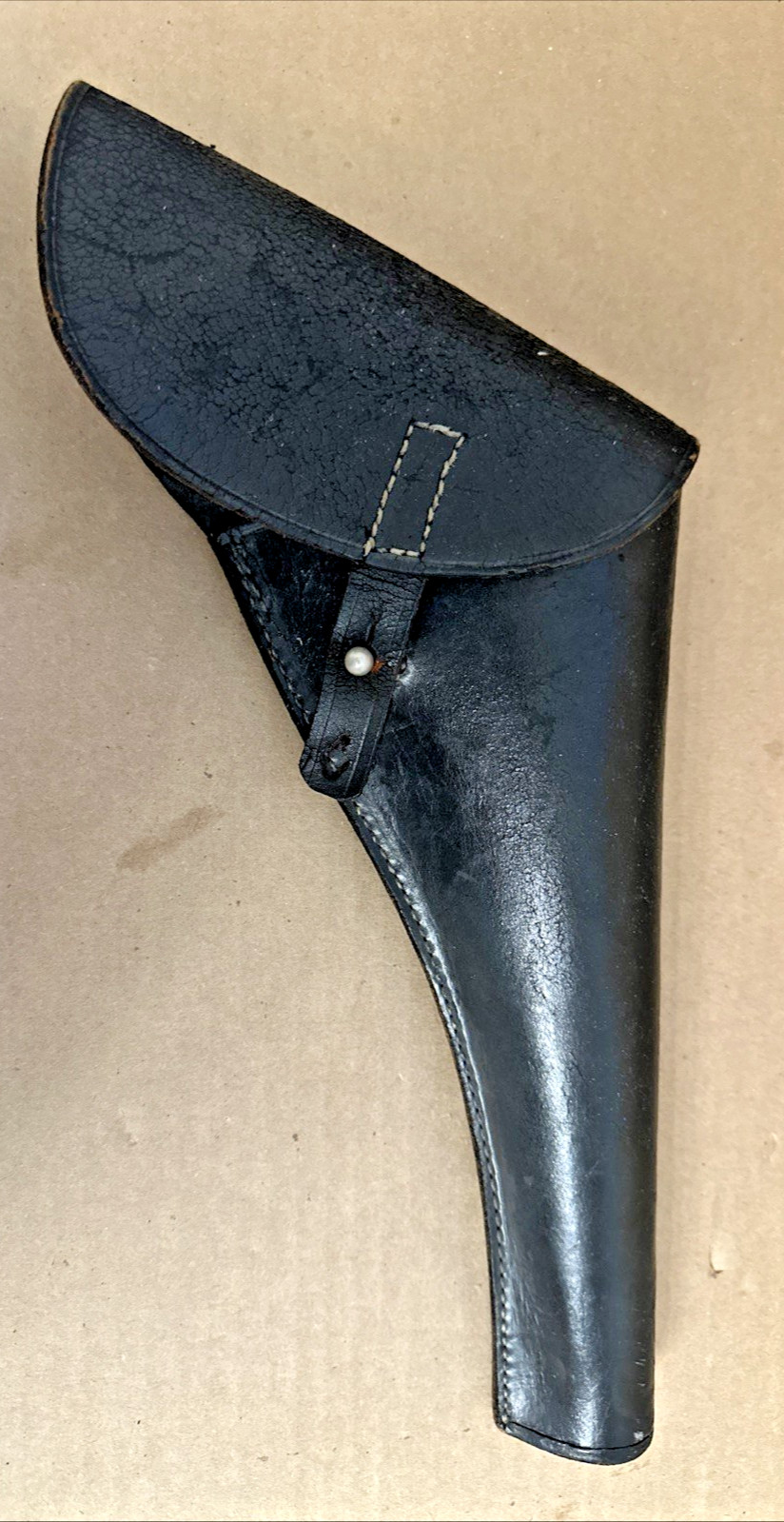 Vintage Replica of US Civil War Revolver Pistol Gun Leather Holster Viking RH