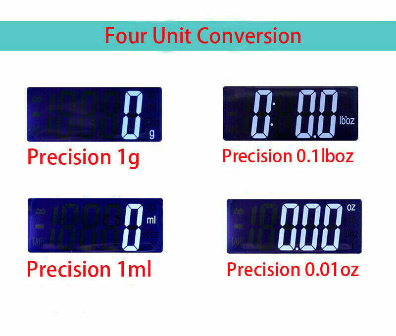 Digital Kitchen Food Diet Postal Scale Multifunction High Accuracy 11lb