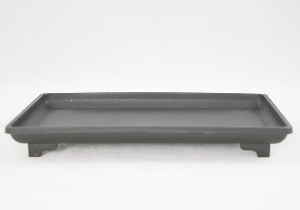 1 Rectangular Black Plastic Humidity/Drip Tray for Bonsai Tree  9"x 6"x 1"