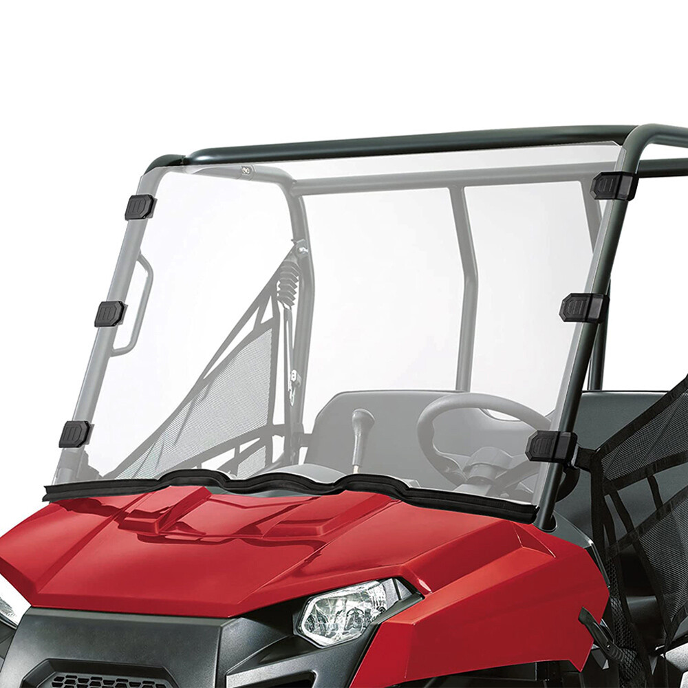 For 2012 2013 2014 Polaris Ranger 800 Midsize Scratch-Resistant Full Windshield