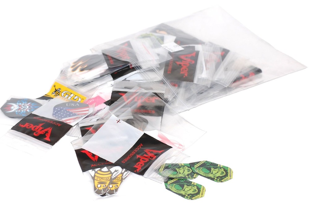 Viper GLD Products Assorted Poly Pro Dart Flights - 50 Sets Mixed Standard