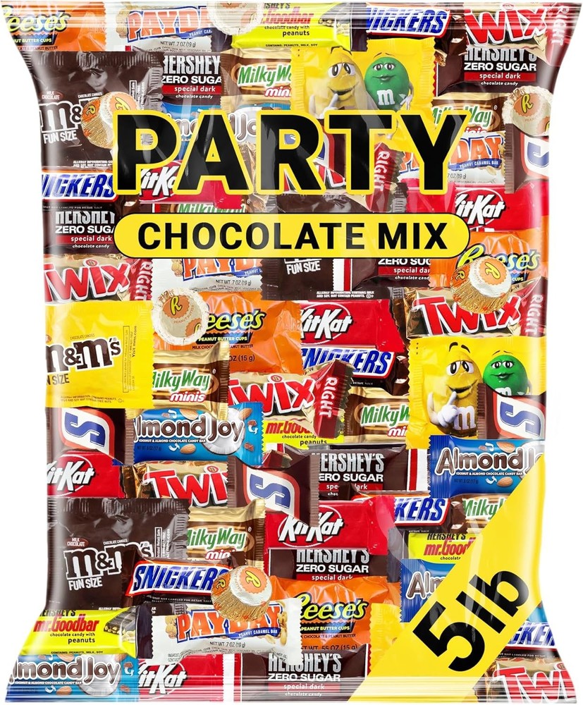 Chocolate Candy Variety Pa Bulk Assorted Indivily Wrapped Mini